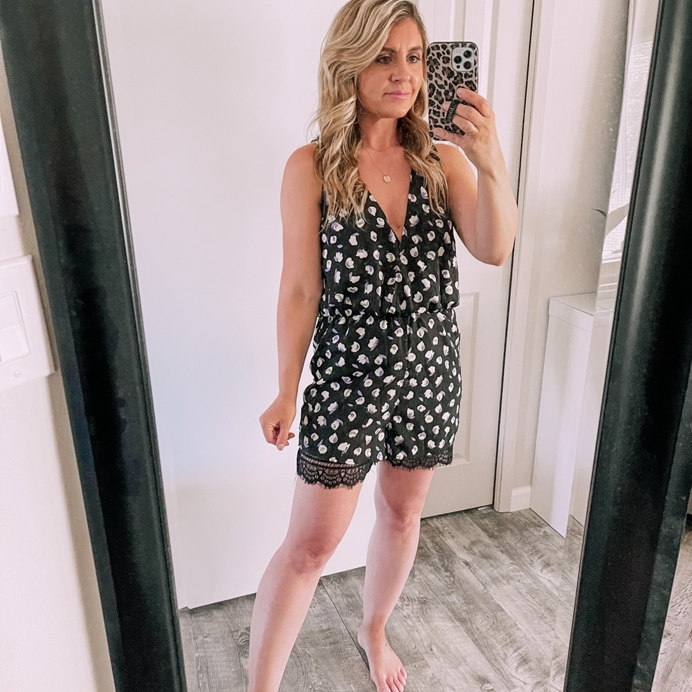 Savannah Rae Printed Romper